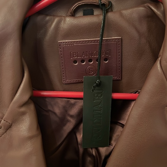 NWT Blank NYC leather Jacket Size Small - Picture 2 of 3